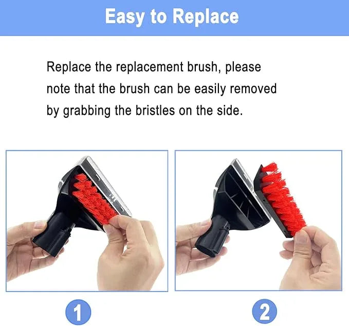 Upgraded 1400B Little Green 5.3" Detachable Tough Stain Brush Tool Replacement for Bissell Little-Green Upright &Portable Carpet Cleaners for 1400B 4075 3860 1425 2458 3194 3353 Series,1+3 Brush,Black - NeatNest