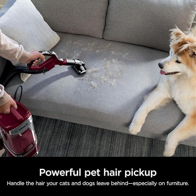 Shark DETECT Lift-Away Corded Upright Vacuum with Detect Technology, Self-Cleaning Brushroll for No Hair Wrap, Anti-Allergen Complete Seal, and Odor Neutralizer Technology, Burgundy, LA492 - NeatNest