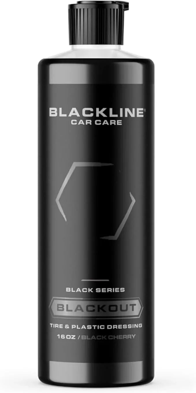 Blackline Car Care - Blackout Trim and Tire Dressing for Plastic, Rubber, Vinyl, and Tires Safe for Cars, Trucks, SUVs & More - 16 fl OZ - NeatNest