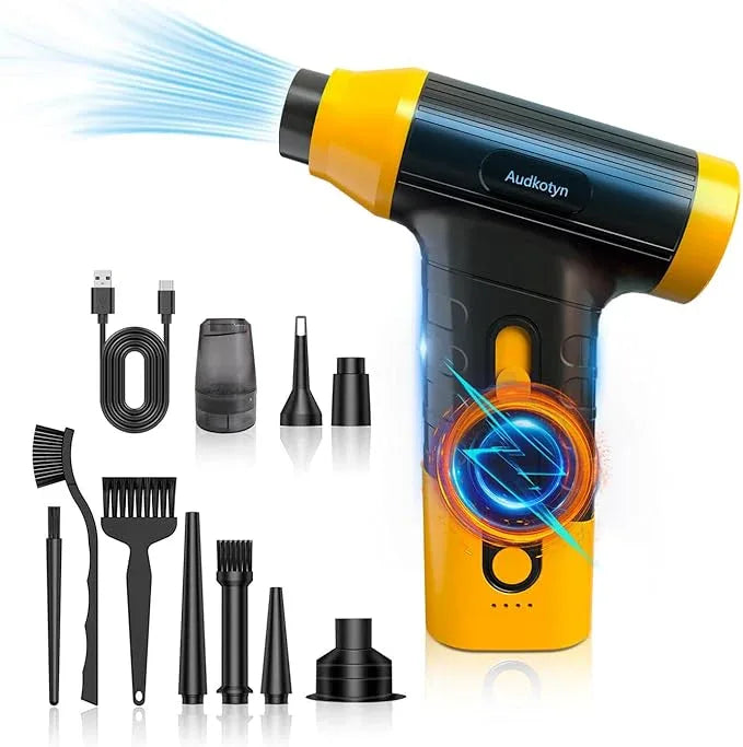 Cordless Electric Compressed Air Duster - 150000 MRP Electric air Blower for Cleaning Keyboard, PC, Cameras, Electric Air Pump for Inflatable Cushions, Air Mattress Beds, Boats, Swimming Ring - NeatNest