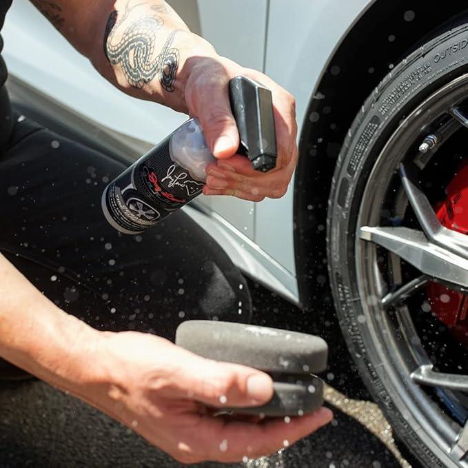 Jay Leno's Garage Ceramic Car Coating Kit – Car Wash Bundle with Ceramic Coating Spray, Car Ceramic Coating Products, Wheel and Tire Cleaner, Microfiber Towels, Applicators & Wash Mitt Detailing Kit - NeatNest