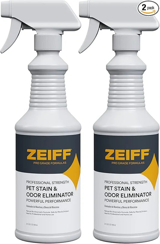 Pet Stain and Odor Remover - Pet Odor Eliminator for Home and Professional Use - Pet Urine Enzyme Cleaner to Break Up Tough Stains - Carpet Stain Remover for Dog Urine and Cat Pee, Feces, Fluids - NeatNest