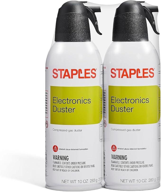 Staples Electronics Air Duster, 10 oz., 2/Pack - NeatNest
