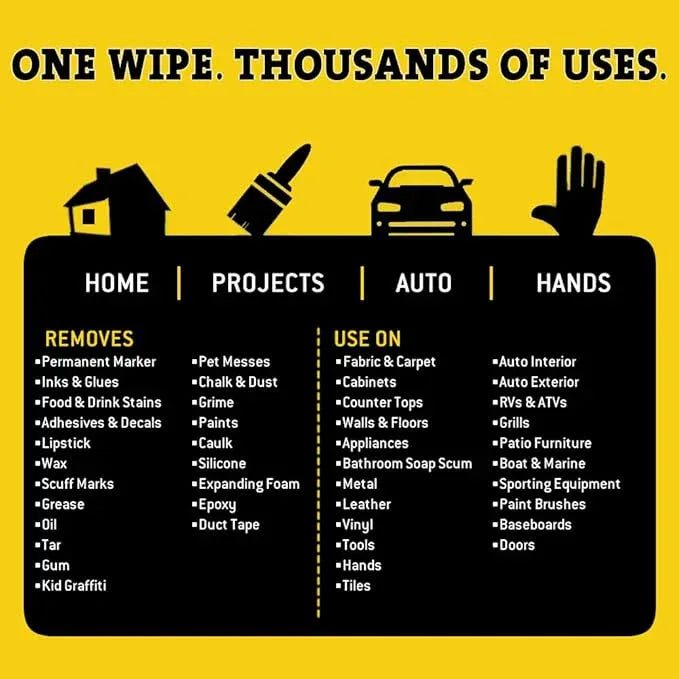 Tub O' Towels Heavy Duty, 10" x 12", Multi-Surface Cleaning Wipes, 90-Count Canister & Refill Pack, White - NeatNest