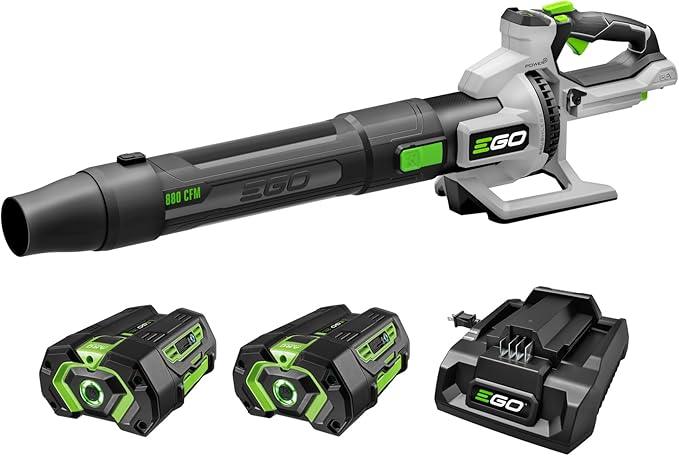 EGO Power+ Leaf Blower, Cordless Electric 880 CFM, Includes (2) 56V 4.0Ah Batteries and Charger - LB8803-2 - NeatNest