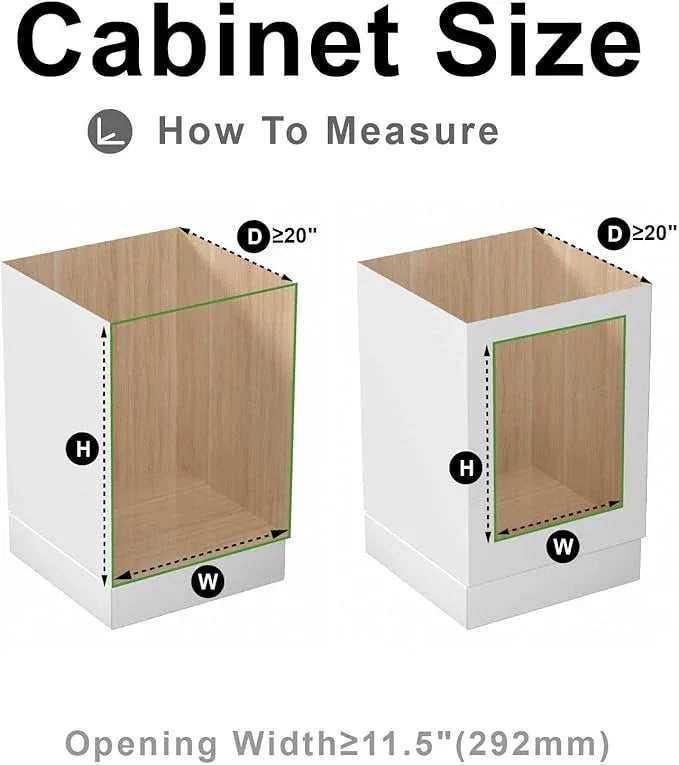Pull Out Cabinet Organizer, (11½"W x 20" D), Soft Close Pull Out Cabient Drawer, Slide Out Cabient Organizer for pot and pan Kitchen Base Cabinet, Pantry Organization, Bathroom, Wire Basket - NeatNest