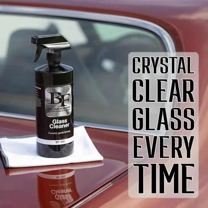 Blackfire Pro Detailers Choice Glass Cleaner | Streak-Free & Ammonia-Free Formula | Safe for Tinted Windows & Automotive Glass | BF-430 | 32 oz Spray Bottle - NeatNest