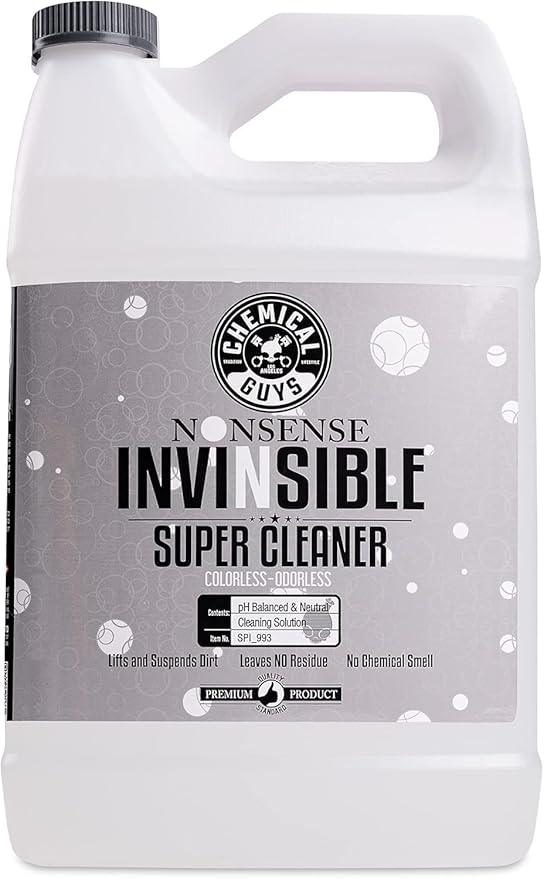 Chemical Guys Nonsense Colorless & Odorless All Surface Cleaner - Interior Cleaner, Safe for Vinyl, Rubber, Plastic, Carpet, and Upholstery, pH Balanced, Residue-Free, Unscented, 1 Gallon (128 fl oz) - NeatNest