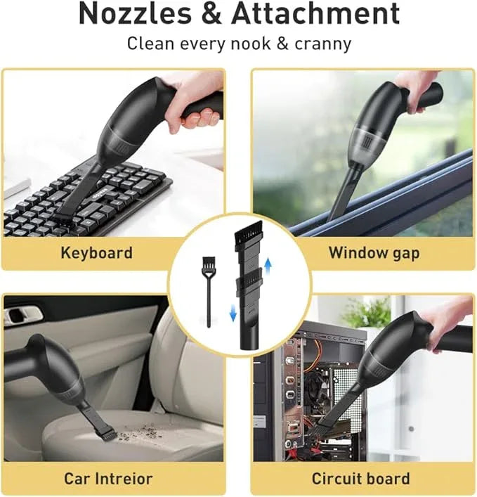 4.3Kpa Keyboard Vacuum Cleaner Portable Computer Vacuum Handheld Vacuum Cleaner Cordless Dust Cleaner for Car Sewing Machine Pet Hairs Crumbs Laptop Desktop Piano - NeatNest