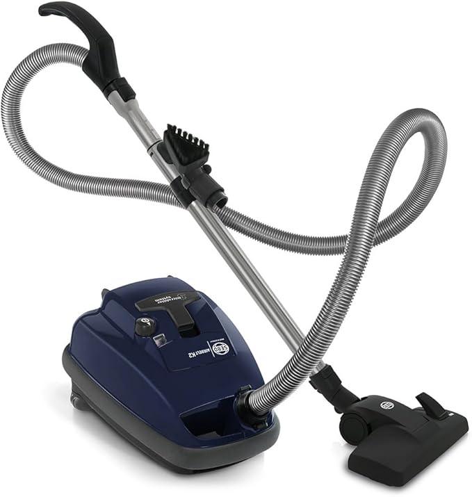 Sebo 9679AM AIRBELT K2 Kombi Canister Vacuum Cleaner with 7-Year Motor Warranty, Comes with Kombi Nozzle - Made for Bare Floors and Area Rugs Only, S-Class Filtration, Made in Germany - NeatNest