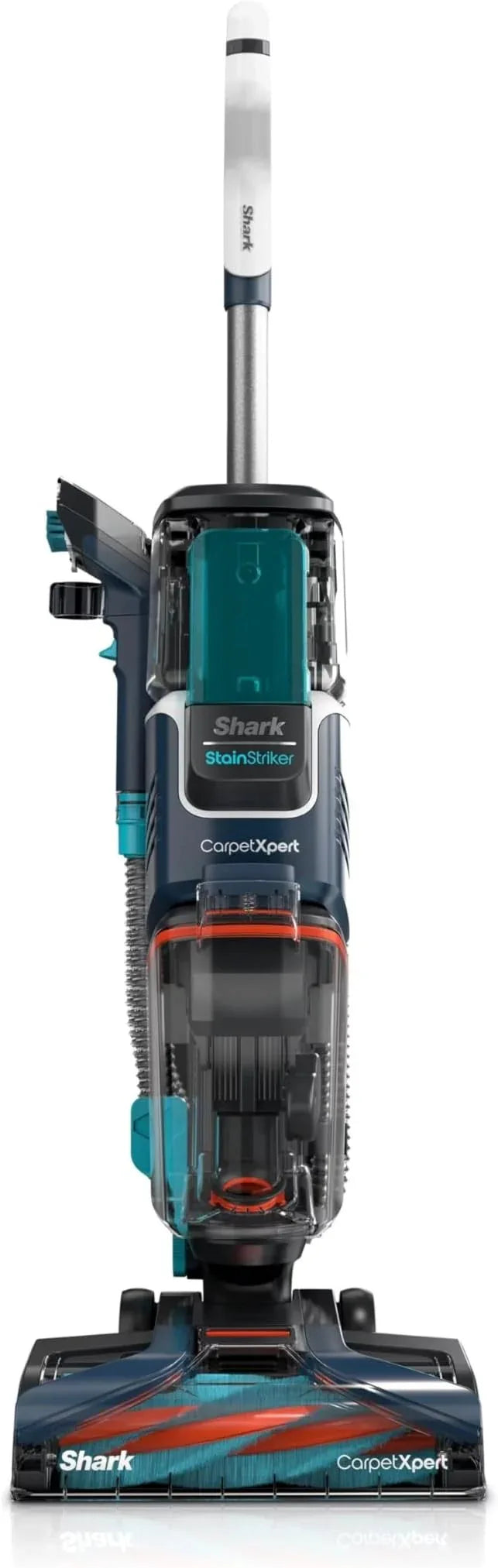 Shark CarpetXpert with Stain Striker, Upright Carpet, Area Rug & Upholstery Cleaner (Renewed) (Navy) - NeatNest