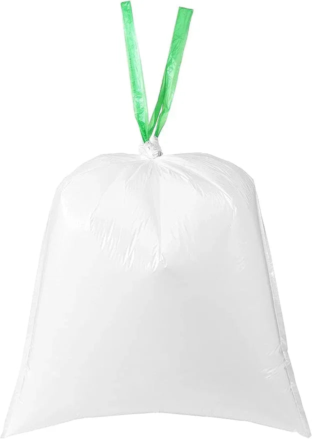 TYPLASTICS 300 Count 13 Gallon Tall Kitchen Drawstring Trash Bags, GRS Compliant, Eco-Friendly Recycled Material - NeatNest
