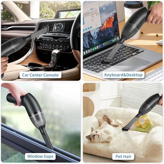 4.3Kpa Keyboard Vacuum Cleaner Portable Computer Vacuum Handheld Vacuum Cleaner Cordless Dust Cleaner for Car Sewing Machine Pet Hairs Crumbs Laptop Desktop Piano - NeatNest