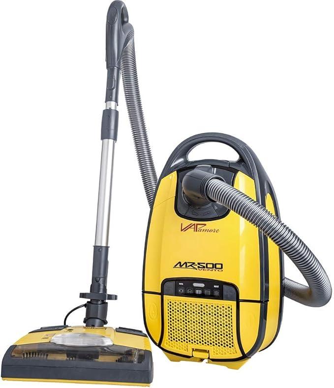 Vapamore MR-500 Vento Canister Vacuum Cleaner, Professional Grade Multipurpose Canister Vacuum with Attachments to Clean Multi Surfaces, Includes Powerful Pet Hair Tools, HEPA Filtration - NeatNest