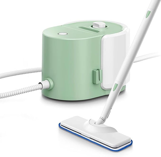 Newbealer Heavy-Duty Steam Cleaner for Home, Stainless Steel Boiler, Steam Mop with 25-Piece Accessories, Max 5 Bar, Multi-Purpose Steamer for Floors, Cars, Furniture, Tiles, and More