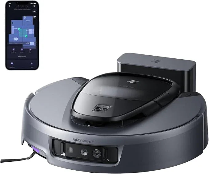 3i G10+ Robot Vacuum and Mop Combo, 18,000 Pa Suction, 60-Day Hands-Free Cleaning with Quiet Debris Compression, Smart LiDAR Navigation, Auto Extension Along Edges, Ideal for Hard Floors & Carpets - NeatNest