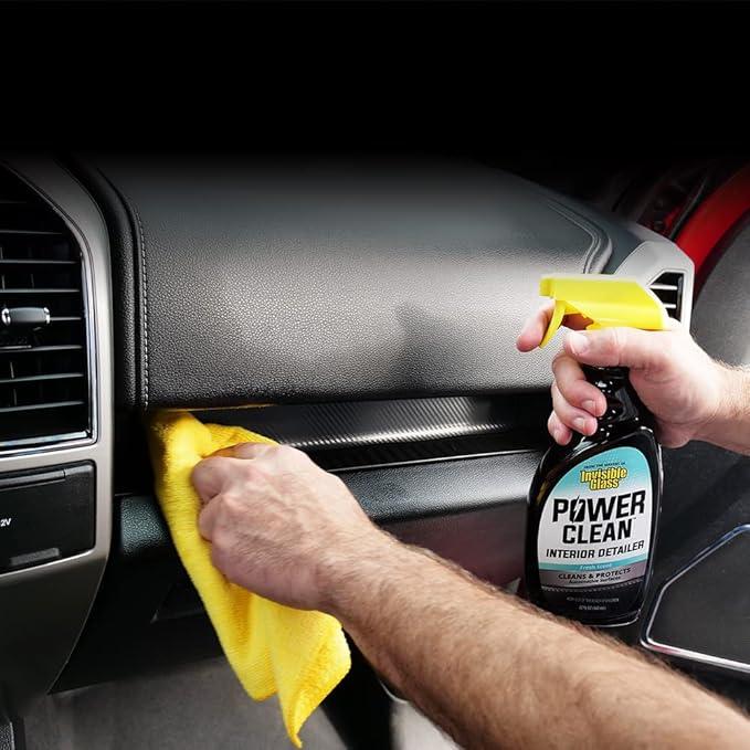 Stoner Car Care 99056 Interior Detailing 8-Piece Kit Includes Carpet and Upholstery Cleaner, Leather Cleaner, Trim Shine, Trim Clean, Premium Glass Cleaner, Power Clean, and Two Microfibers - NeatNest