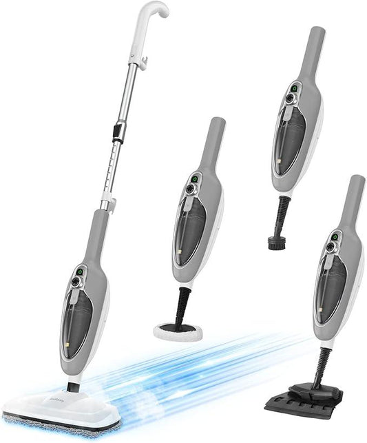 Steam Mop - 10-in-1 MultiPurpose Handheld Steam Cleaner Detachable Floor Steamer for Hardwood/Tile/Laminate Floors Carpet with 11 Accessories for Whole Home Use. - NeatNest
