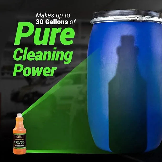 Fuller Brush 2X Power Fulsol Degreaser – Removes Grease, Oil, Grime & Stains – All Purpose Oil, Grease & Grime Cleaner For Bike, Automotive, Grill, Bathroom & Kitchen – Makes 30 Gallons (Pack of 6) - NeatNest