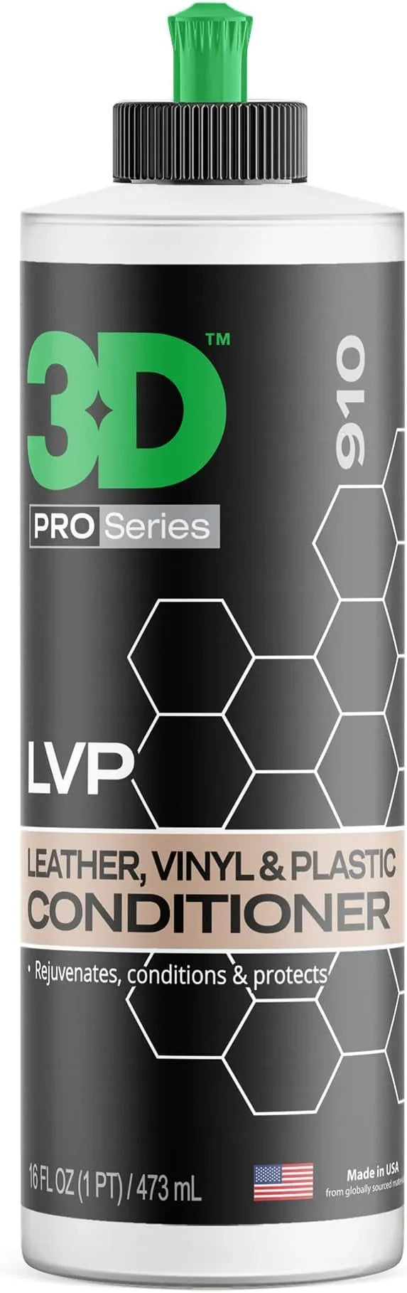 3D Leather, Vinyl & Plastic Conditioner | Restores, Conditions & Protects Car Interiors | Non-Greasy UV Protection for Seats, Steering Wheels, & Trim |16 oz - NeatNest