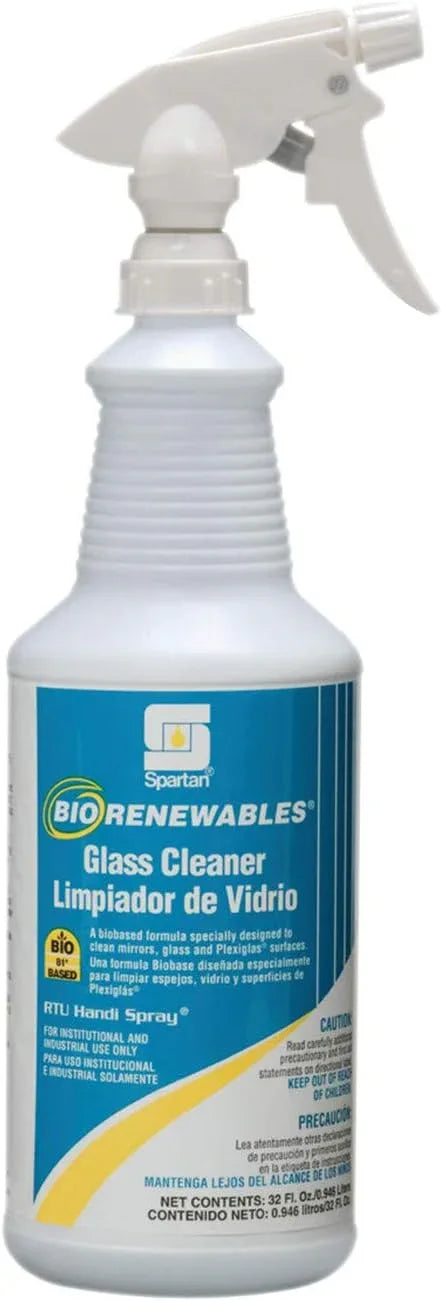 Spartan BioRenewables Glass Cleaner RTU - Qt. , 12/cs - NeatNest