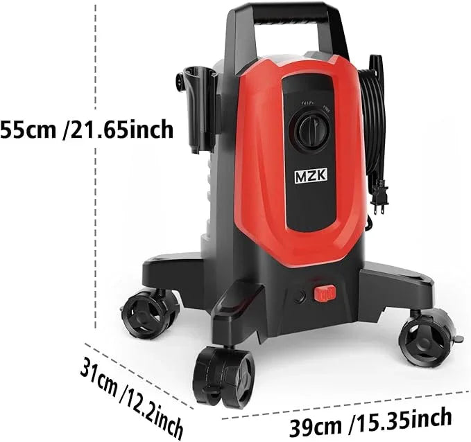 Pressure Washer,5200PSI Power Washer with 4 Quick Connect Nozzles, High Pressure Cleaning Machine with Foam Cannon for Cars/Fences/Driveways/Patios/Home Cleaning - NeatNest