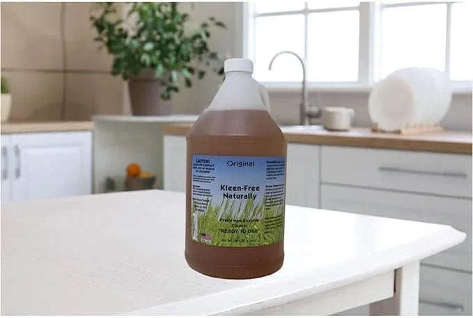 Naturally Preformed Enzyme Cleaner, Enzyme Solution, Multi-Purpose Cleaner, Laundry Additive and More - Ready to Use - Orginal Scent - 128oz (1 Gallon) - Pack of 2 - NeatNest