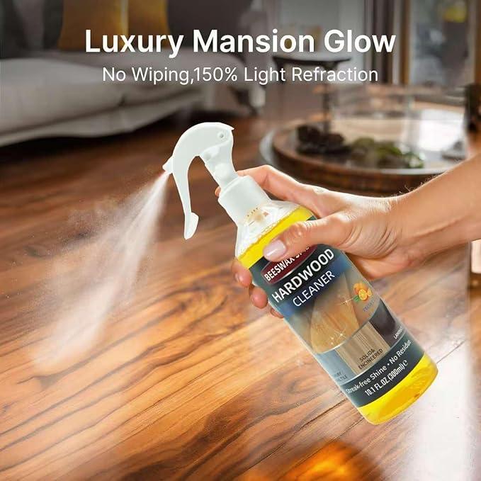 Furniture Polish Kit: Wood Cleaner Spray & Nourishing Care Oil – For Floors, Kitchen Tables, Desks & All Home Wood Furniture (300ml+120g) - NeatNest