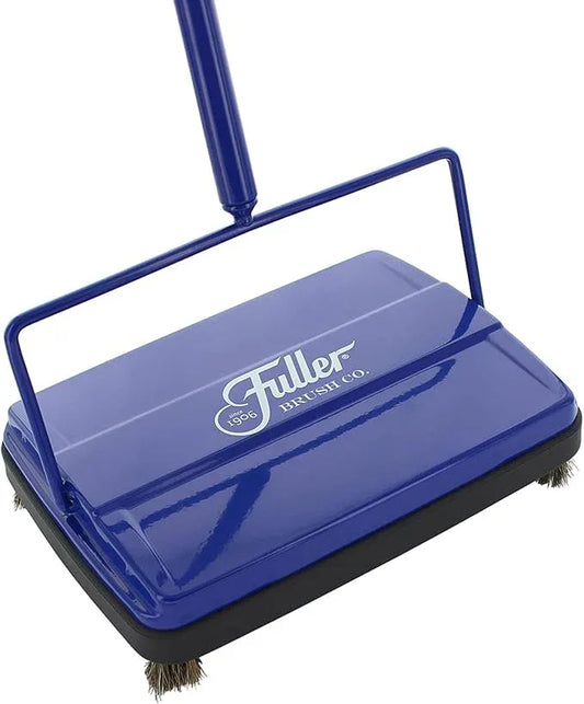 Fuller Brush 17033 Electrostatic Carpet & Floor Sweeper - 9" Cleaning Path - Lightweight - Ideal for Crumby Messes - Works On Carpets & Hard Floor Surfaces - Blue - NeatNest