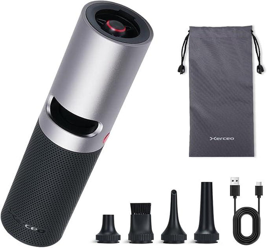 Electric Air Duster, High Pressure Cordless Air Blower to Replace Compressed Air, 110000RPM with 4 Adjustable Speed Levels, Metal Body with Silicone Grip for PC, Keyboard, Car & Light Outdoor Cleaning - NeatNest