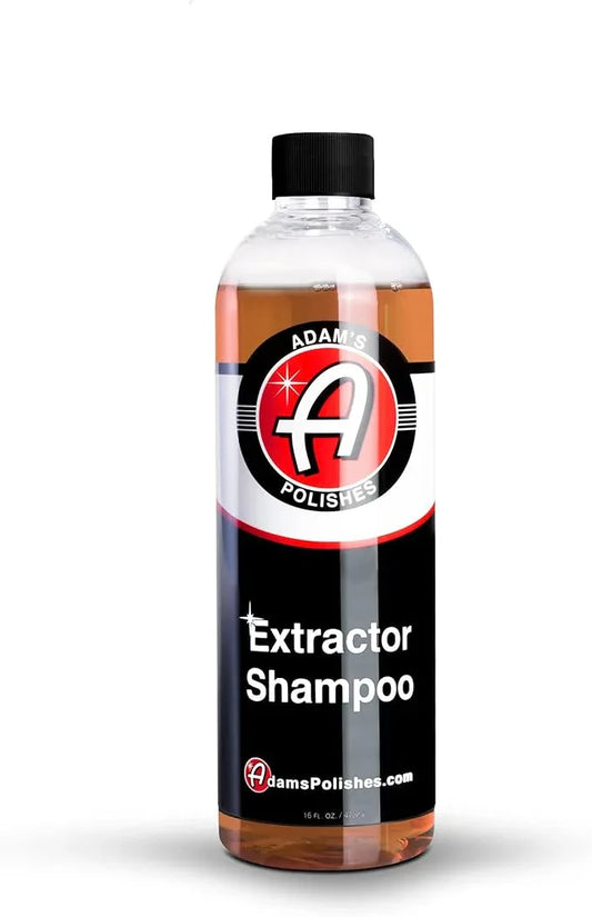 Adam's Carpet Extractor Shampoo (16oz) - Best Vehicle Carpet Detailing Shampoo, Safe Car Flooring Wash For Heated Carpet Extractor, Powerful Auto Floor Cleaning Soap - Low Foam, Citrus Scent - NeatNest