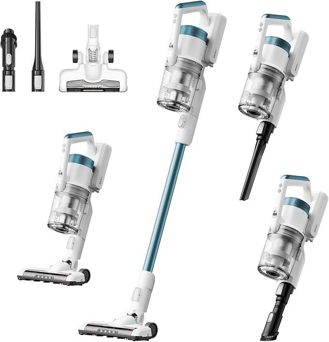 Eureka RapidClean Pro NEC280TL Cordless Stick Vacuum Cleaner – Lightweight 5.3 lbs, 40-Min Runtime, LED Headlights, 3 Power Modes, Ideal for Pet Hair, Hard Floors & Carpets - NeatNest