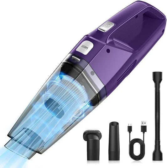 Handheld Vacuum Cordless — 3-in-1 Hand Held Vacuum Rechargeable with 8000Pa Powerful Suction, 1.7 Lbs Lightweight Handheld Vac, 30-Mins Quick Dust Removal for Car, Kitchen & Home - NeatNest