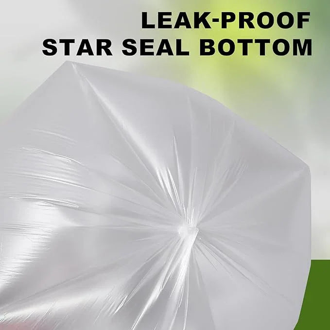 Trash Can Liner - Wholesale 1000 Count Garbage Bags on Perforated Roll 10-15 Gallon Multipurpose for Office Bathrooms Business Home Commercial and Industrial Needs - NeatNest