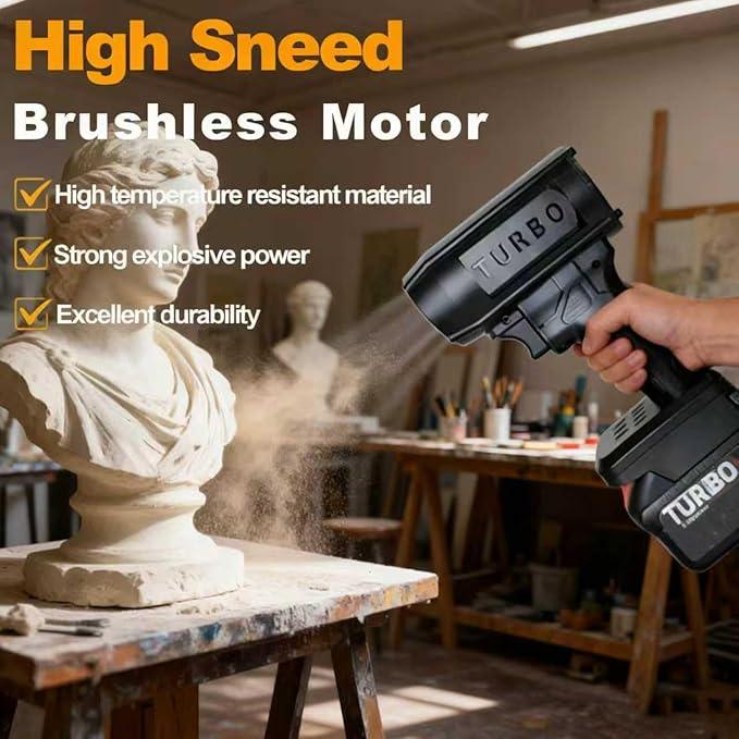 Jet Blower V3.0 Cordless Leaf Blower - 150,000 RPM 200 Mph Turbo Jet Blower for Lawn, Yard, Driveway, Garage Cleaning (for Milwaukee) - NeatNest