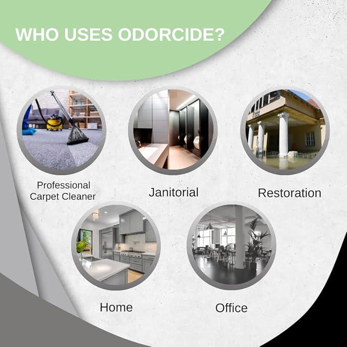 Odorcide Odor Eliminator Spray: Odor Eliminator for Strong Odor on Carpets, Hardwood & More - Smoke, Sweat & Pet Odor Eliminator for Home w/ Non-Enzymatic Formula, 32 Oz (Fresh Scent) - NeatNest