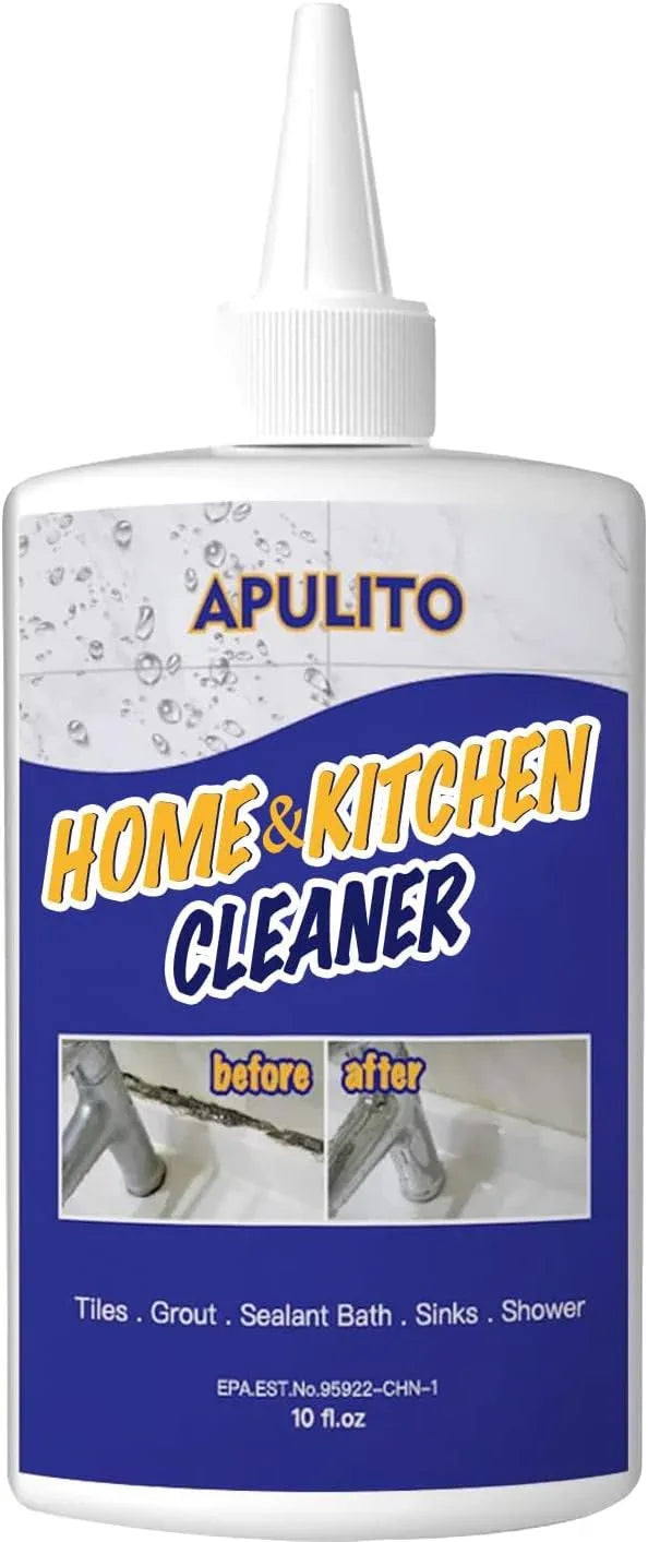 APULITO Household Cleaner Gel for Bathroom Shower Kitchen Tile Grout, Sinks Countertops 10 Fl Oz (Pack of 1) - NeatNest
