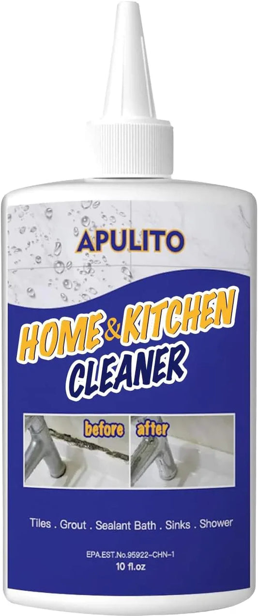 APULITO Household Cleaner Gel for Bathroom Shower Kitchen Tile Grout, Sinks Countertops 10 Fl Oz (Pack of 1) - NeatNest