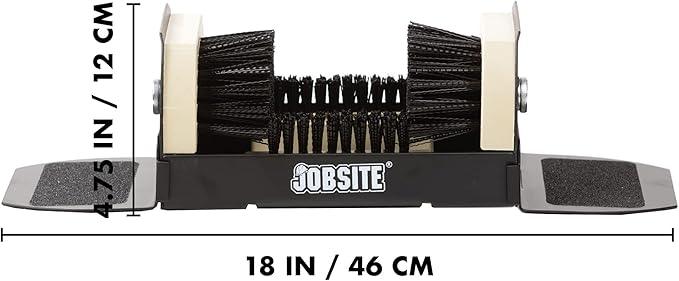 Jobsite Boot Scrubber - Outdoor Shoe Scraper Cleaner Brush - Extra Wide - NeatNest