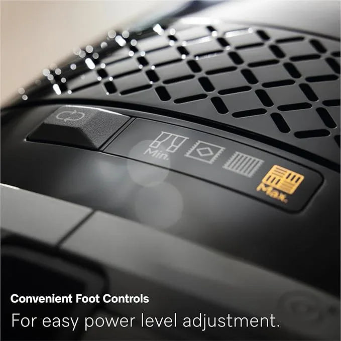 Miele New Guard M1 Cat & Dog Bagged Canister Vacuum for Pet Owners with Odor-Reducing Active AirClean Filter, TurboTeQ Floorhead, and AllTeQ Universal Floorhead, in Obsidian Black/Space Grey - NeatNest