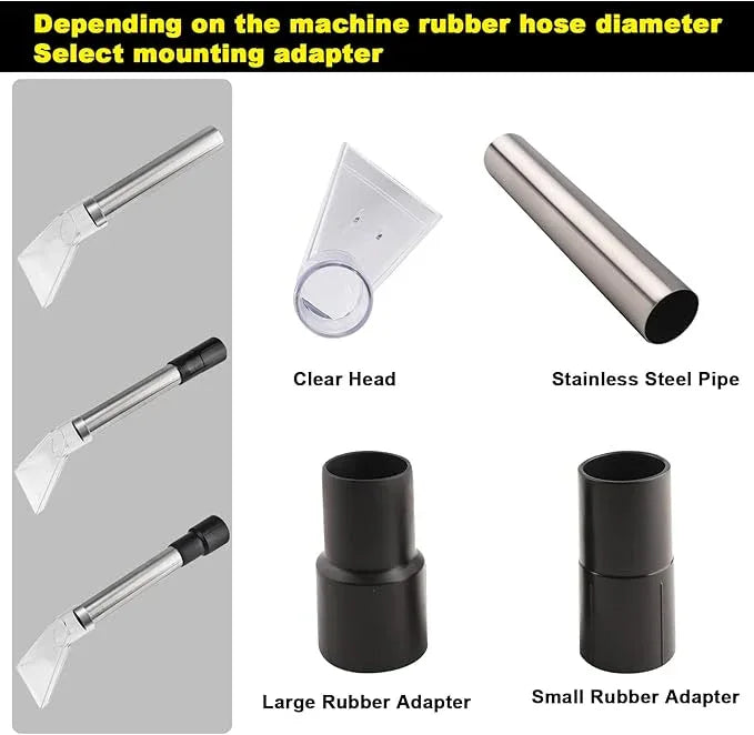 Carpet Vac Extractor Attachment-Tool - Cleaning Vacuum Clear Upholstery Car Detailing Turn Shop Vac into an Extractor - NeatNest