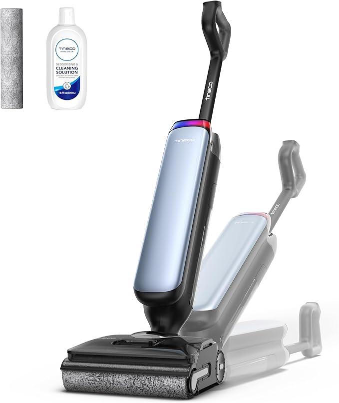 Tineco Floor One S9 Artist Pro Wet Dry Vacuum Cleaner, 22kPa Suction, 360° SmoothDrive, Anti-Tangle Design, 185°F Flashdry, 75 Min Runtime, Dual-Edge Cleaning, 180° Lay-Flat - NeatNest