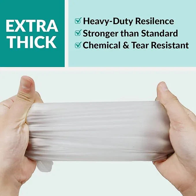 Klex Disposable Heavy Duty Vinyl Gloves Latex Free Powder Free, BPA Free Medical Grade Disposable Glove, Large L, 1000 Count - NeatNest
