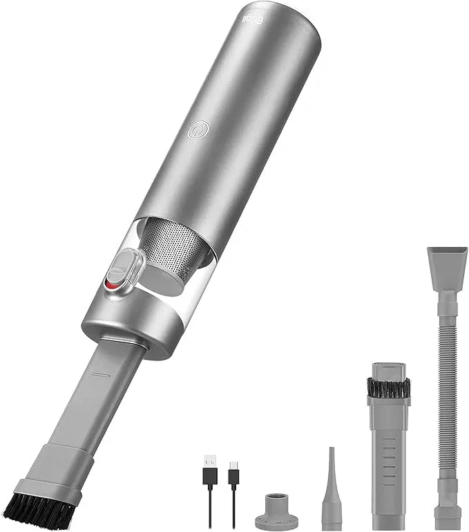 Brigii Mini Handheld Vacuum Cordless, 3 in 1-Car Vacuum & Air Duster & Hand Pump, 3 Kinds of Crevice Nozzles for Small Spaces, Crevices, Portable Rechargeable Cleaner-M1 - NeatNest