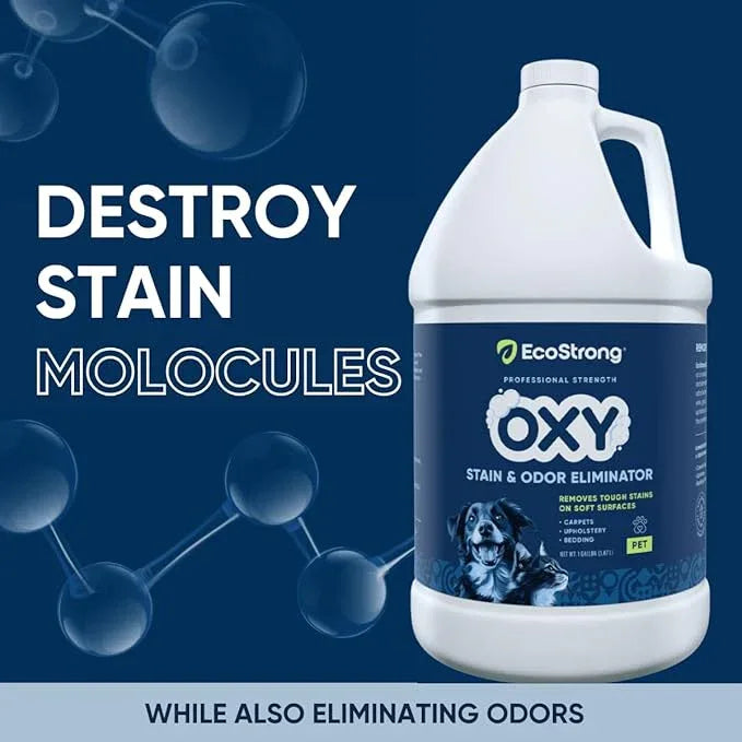 Oxy Pet Carpet Cleaner Spray | Pet Stain Remover for Pet Urine, Cat Pee, Dog Poop | Deep Spot Treating Action on Carpeting, Upholstery, Laundry, Pet Beds & More (128 Fl Oz) - NeatNest
