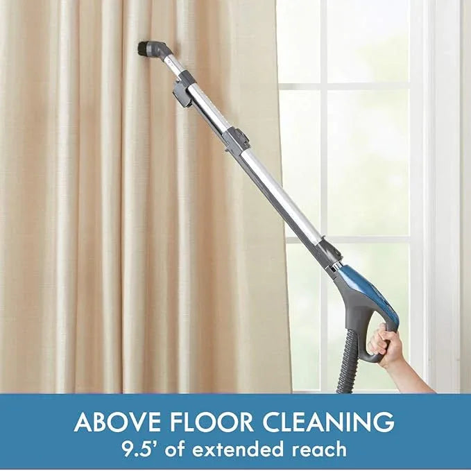 Kenmore BC3005 Pet Friendly Lightweight Bagged Canister Vacuum Cleaner with Extended Telescoping Wand, HEPA, 2 Motors, Retractable Cord, and 4 Cleaning Tools, Blue - NeatNest
