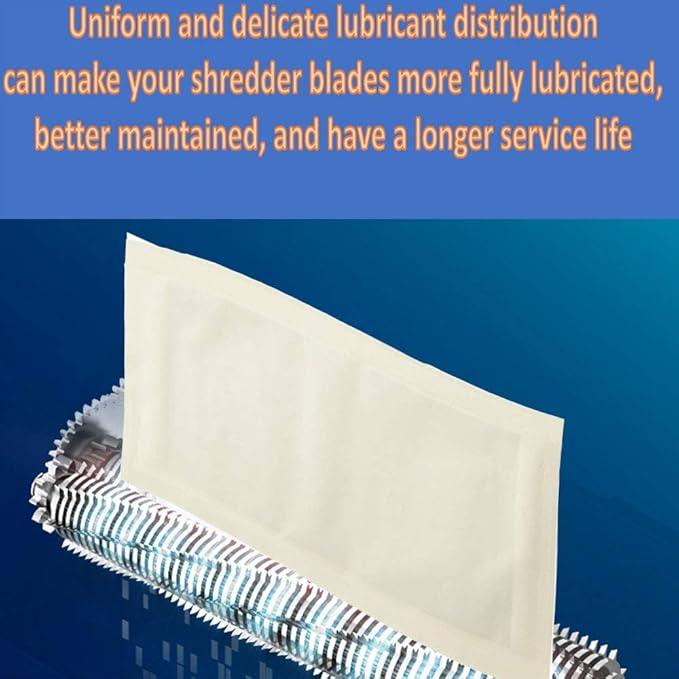 Paper Shredder Lubricant Sheets, Paper Shredder Sharpening & Lubricating Sheets-25pack - NeatNest