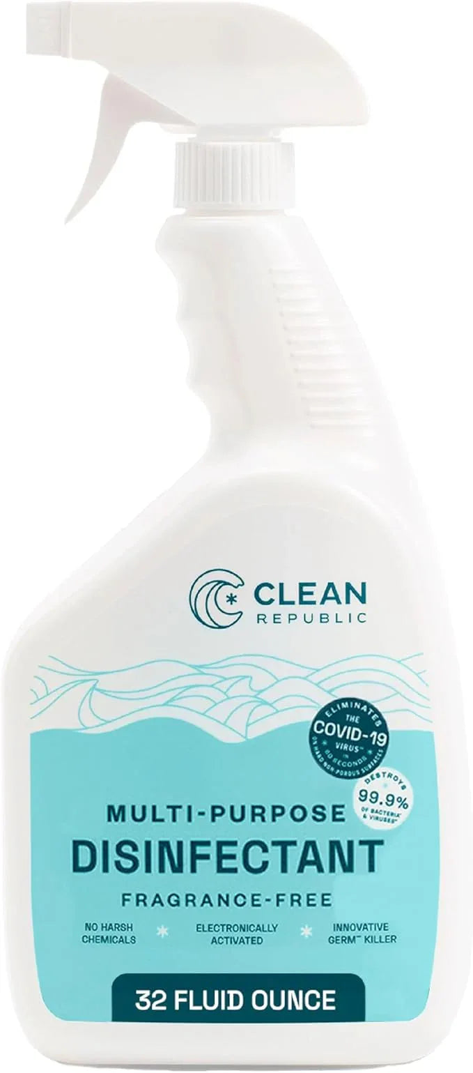 Clean Republic Multi-Purpose Disinfectant, Cleaning Spray, 32 Fluid Ounce Bottle - NeatNest
