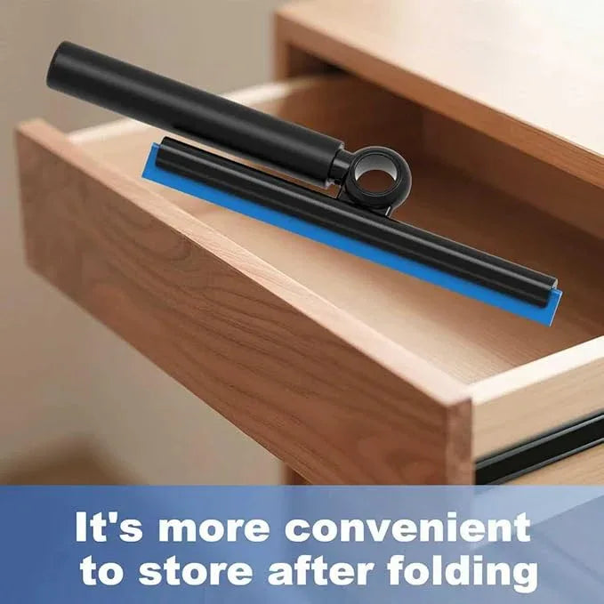 Shower Squeegee for Glass Doors, Squeegee with Long Handle, Telescoping Squeegee for Shower, Extendable Window Cleaner Tool for Car Windows, Tile Walls, Sliding Door, Shower Glass Door - NeatNest