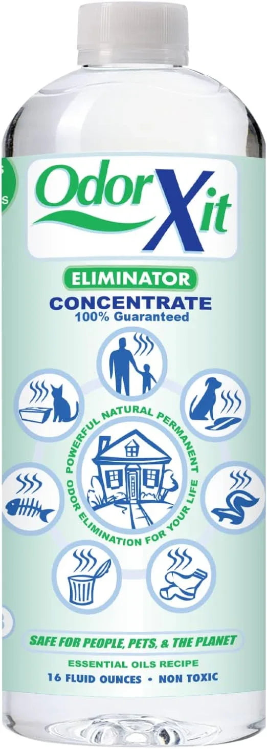 Concentrated Pet Urine Odor Eliminator, Ideal for Cat, Dog Poo and Urine Smell, Versatile & Natural Odor Neutralizer for Home and Outdoor Use, Deodorizer & Absorber, Concentrate, 16oz - NeatNest